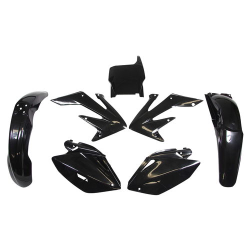 Rtech Honda Black Plastic Kit CRF 250 R 2004-2005