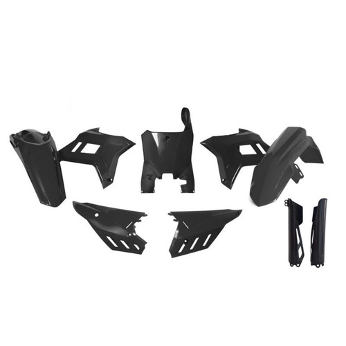 Rtech Honda Black Plastic Kit CRF 250 R 2022-2024 (Revolution Kit)