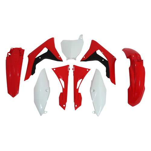 Rtech Honda Red/Black/White Plastic Kit CRF 450 RWE 2019-2020