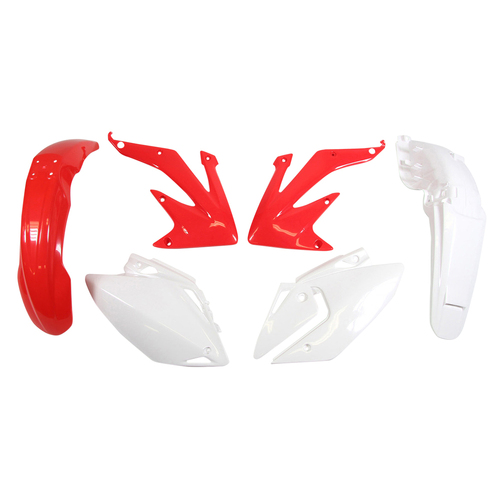 Rtech Honda Red/White Plastic Kit CRF 450 X 2008