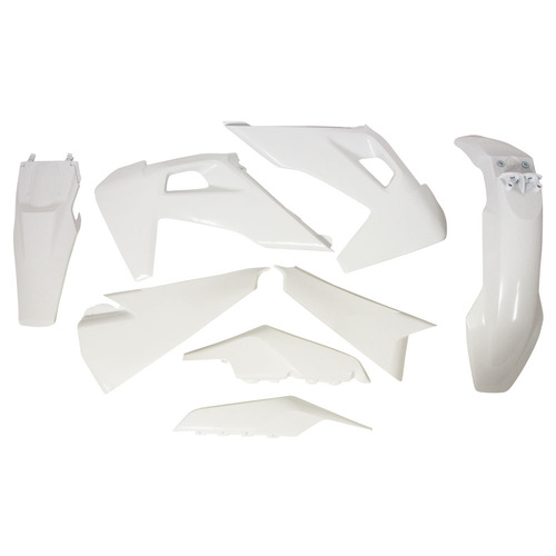 Rtech Husqvarna White Plastic Kit TE 150 2023 (Without Headlight Surround)