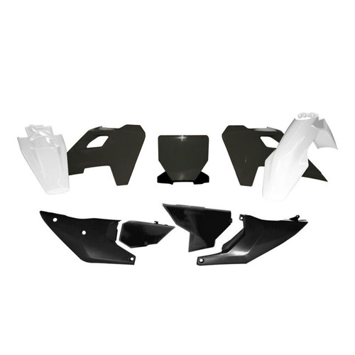 Rtech Husqvarna Black/White Plastic Kit TC 125 2024