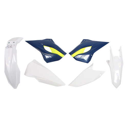 Rtech Husqvarna White/Blue Plastic Kit TE 150 2015