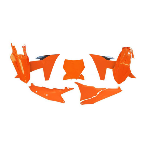 Rtech KTM Orange/Black (F250) Plastic Kit 450 SX-F 2022