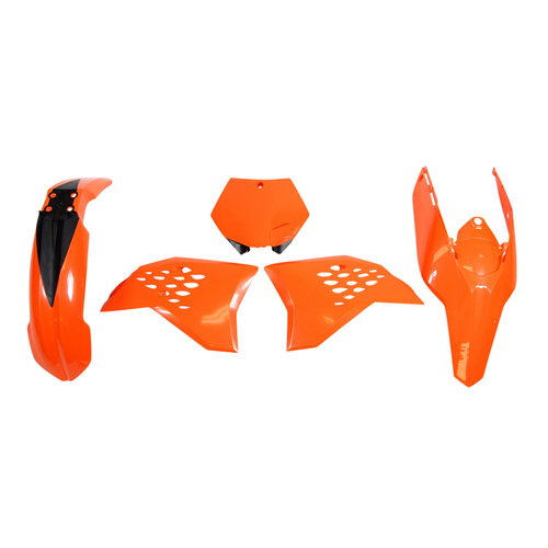 Rtech KTM Orange Plastic Kit 125 EXC 2008-2010