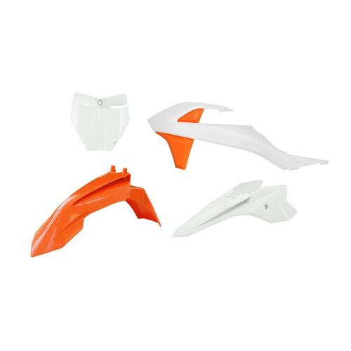 Rtech KTM Orange/White (019) Plastic Kit 50 SX 2016-2018