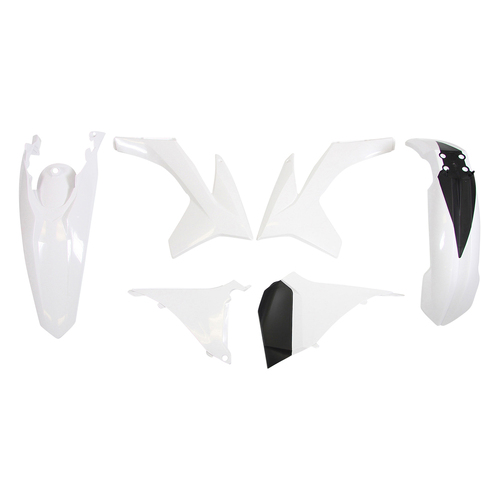 Rtech KTM White Plastic Kit 125 EXC 2012-2013