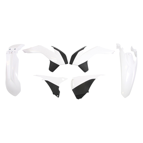 Rtech KTM White/Black Plastic Kit 200 EXC 2015-2016