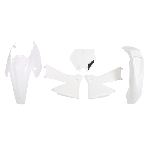 Rtech KTM White Plastic Kit 125 EXC 2005-2007