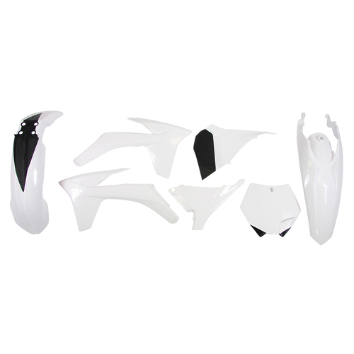 Rtech KTM White Plastic Kit 125 SX 2012