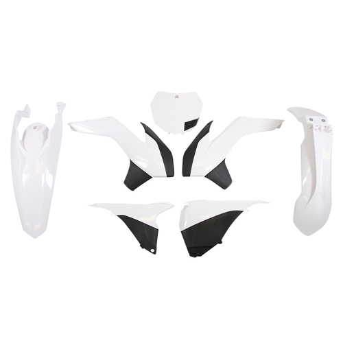 Rtech KTM White Plastic Kit 250 SX 2016