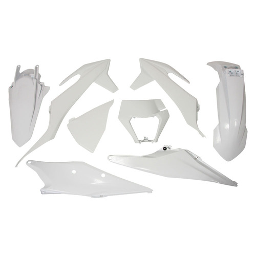 Rtech KTM White Plastic Kit 300 EXC TPI 2021-2022 (With Headlight Surround)