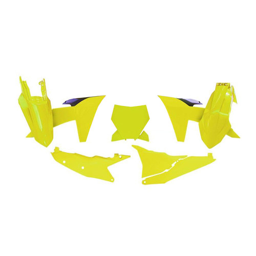 Rtech KTM Neon Yellow/Black Plastic Kit 250 SX-F 2022