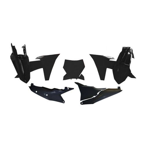 Rtech KTM Black Plastic Kit 450 SX-F 2022 (R-KITKTM-NR0-023)