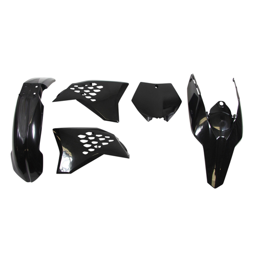 Rtech KTM Black Plastic Kit 125 EXC 2011