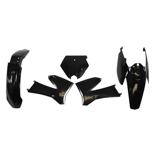 Rtech KTM Black Plastic Kit 85 SX 2011-2012