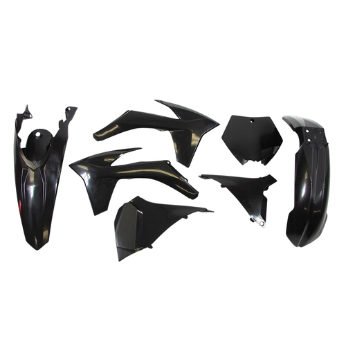 Rtech KTM Black Plastic Kit 125 SX 2012