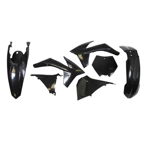 Rtech KTM Black Plastic Kit 125 SX 2011