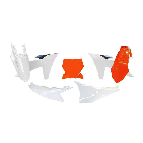 Rtech KTM Orange/Black/White (023) Plastic Kit 250 SX-F 2022