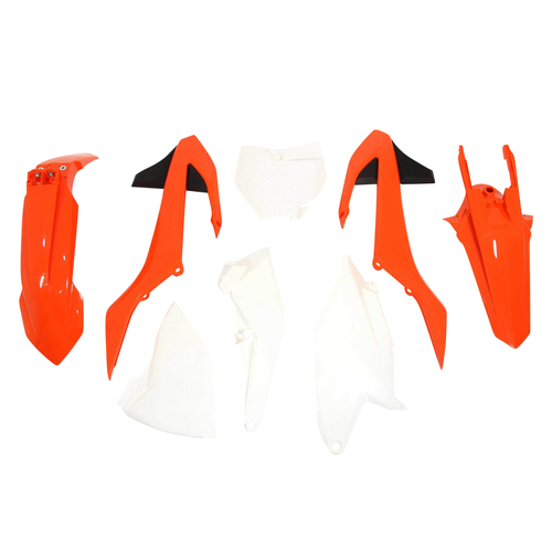 Rtech KTM Orange/White (018) Plastic Kit 85 SX 2024