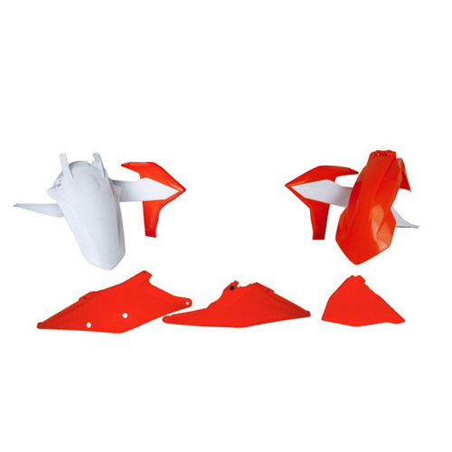 Rtech KTM Orange/White (023) Plastic Kit 250 EXC 2023 (Without Headlight Surround)