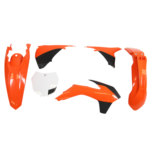 Rtech KTM Orange/White (014) Plastic Kit 250 SX 2016