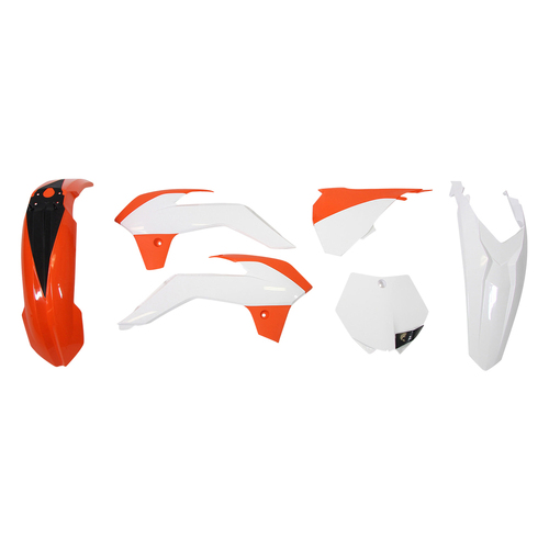 Rtech KTM Orange/White (016) Plastic Kit 85 SX 2017