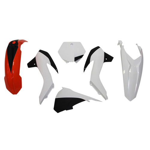 Rtech KTM Orange/White/Black Plastic Kit 85 SX 2016