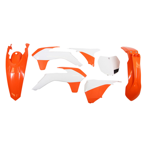 Rtech KTM Orange/White (015) Plastic Kit 250 SX 2016