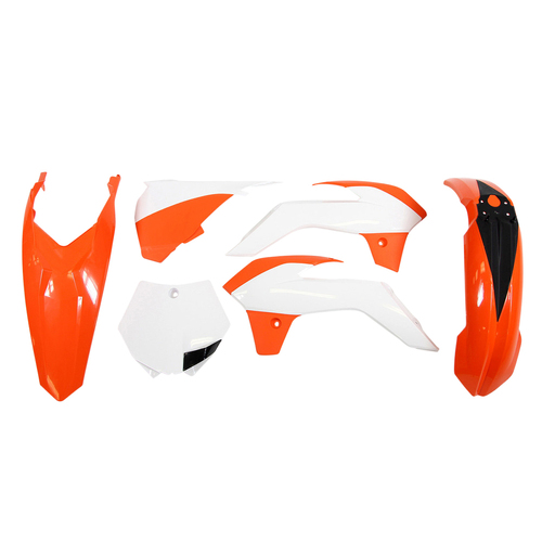 Rtech KTM Orange/White (015) Plastic Kit 85 SX 2017