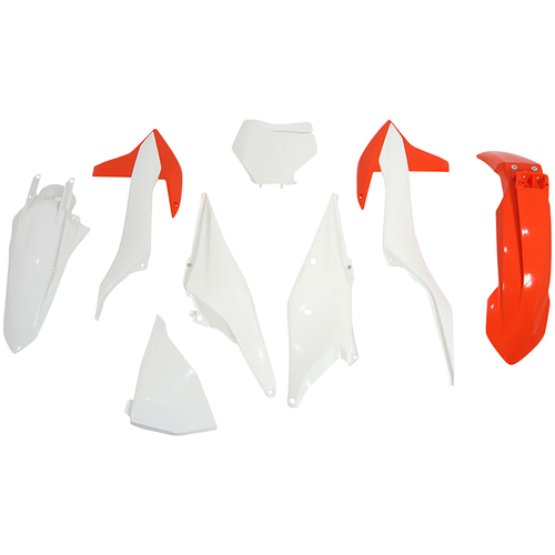 Rtech KTM Orange/White (020) Plastic Kit 250 SX-F 2021