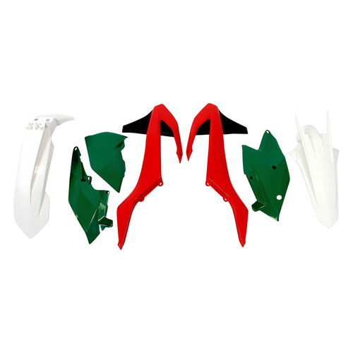 Rtech KTM Red/Green/White Plastic Kit 250 SX-F 2016-2017