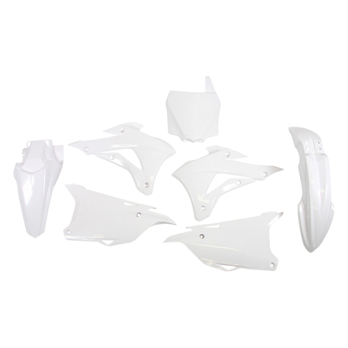 Rtech Kawasaki White Plastic Kit KX 85 2014-2015