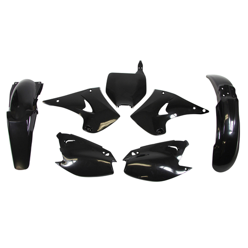 Rtech Kawasaki Black Plastic Kit KX 125 2003-2008