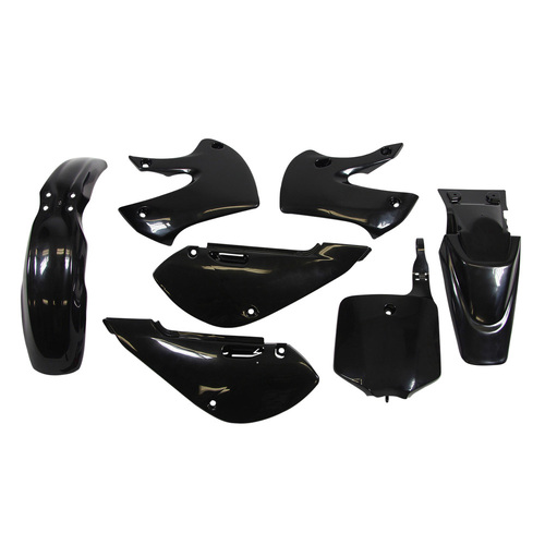 Rtech Kawasaki Black Plastic Kit KX 65 2001-2012