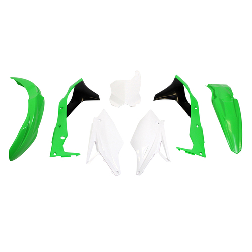 Rtech Kawasaki Green/Black/White Plastic Kit KX 250 F 2020