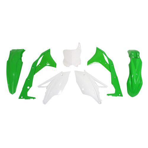 Rtech Kawasaki Green/White Plastic Kit KX 250 F 2020