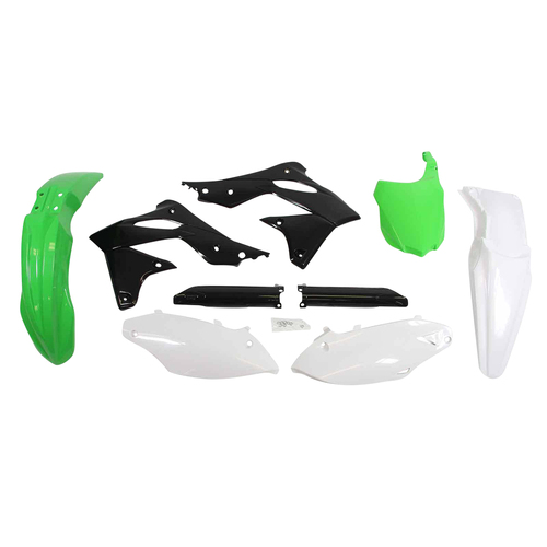 Rtech Kawasaki Green/Black/White Plastic Kit KX 250 F 2016