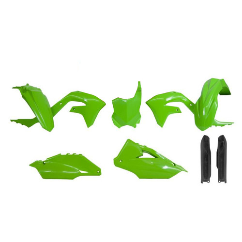 Rtech Kawasaki OE Plastic Kit KX 250 F 2021-2024 (With Fork Protectors)