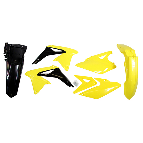 Rtech Suzuki Yellow/Black (013) Plastic Kit RMX 450 2010-2012