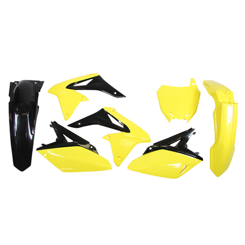 Rtech Suzuki Yellow/Black (014) Plastic Kit RM-Z 250 2010-2013