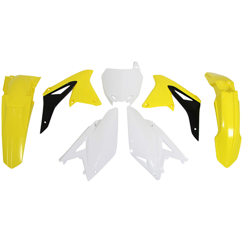 Rtech Suzuki Yellow/Black/White Plastic Kit RM-Z 250 2010-2013