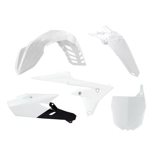 Rtech Yamaha White Plastic Kit WR 450 F 2018 (5 Piece Kit with Front Plate)