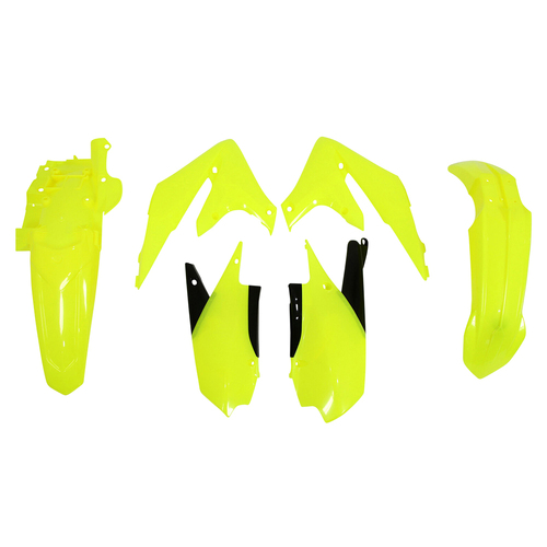 Rtech Yamaha Neon Yellow Plastic Kit WR 250 F 2021-2024 (Aftermarket Taillight Required)