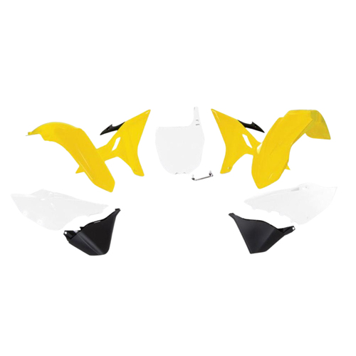 Rtech Yamaha Yellow Plastic Kit YZ 125 2021 (6 Piece Revolution Kit)