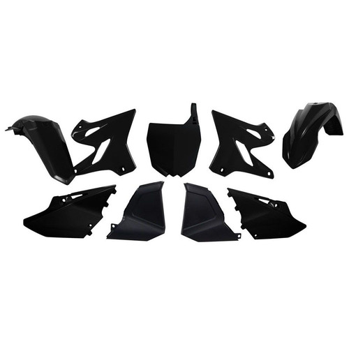 Rtech Yamaha Black Plastic Kit YZ 125 2002-2005 (Re-Style Kit)