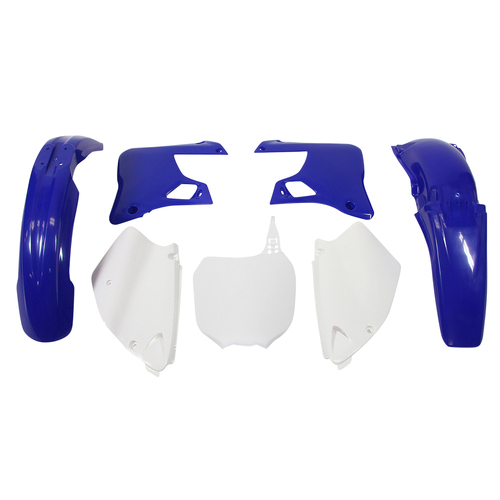 Rtech Yamaha Blue/White Plastic Kit YZ 125 1996-1997