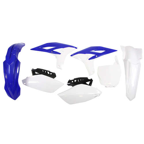 Rtech Yamaha Blue/White Plastic Kit YZ 250 F 2010-2012