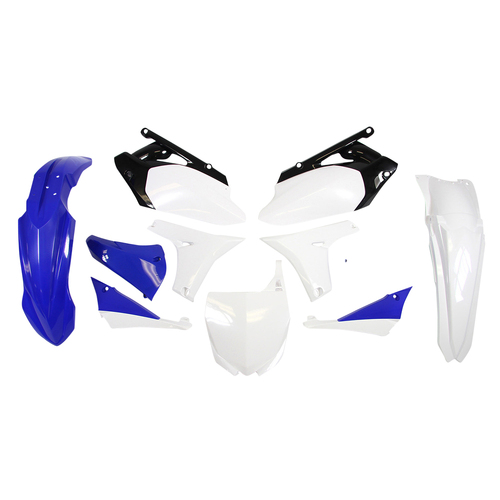 Rtech Yamaha Blue/White Plastic Kit YZ 450 F 2010-2012