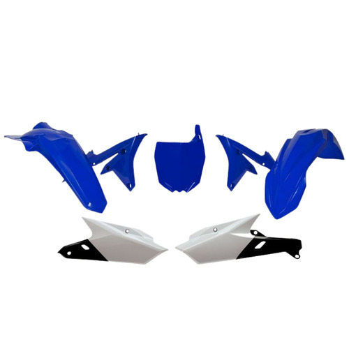 Rtech Yamaha Blue/White Plastic Kit YZ 250 F 2014-2017